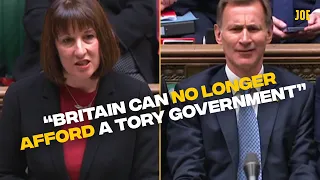 Rachel Reeves utterly destroys Tory budget in powerful House of Commons response