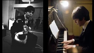 Beatles sound making  " Drive My Car "  Bass guitar and Piano