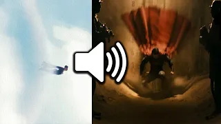 Superman Landing | Breaking The Sound Barrier Sound Effect 1