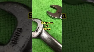 Snap-on vs Gray Wrenches from 1960/70s #handtools #mechanictools #wrenches #graytools #shorts