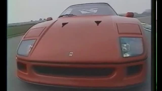 Emission Turbo M6 - Reportage et essai Ferrari F40 1990