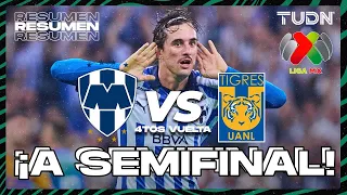 Resumen y goles | Monterrey 0-1 Tigres | CL2024 - Liga Mx 4tos | TUDN