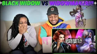 Death Battle! "Black Widow VS Widowmaker DEATH BATTLE!" REACTION!!!