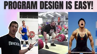 Design a 12 week Olympic Lifting Program || Program Design is Easy!