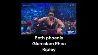 Beth Phoenix Glamslam Rhea Ripley