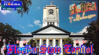 Florida State Capitol Old and New Building Self Guided Tour//Tallahassee Florida