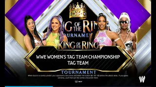 King and Queen of the Ring 2024 B Belair & J Cargill vs The Way for the WWE Women's Tag Titles