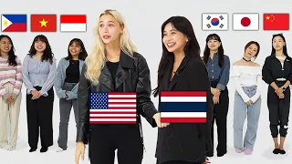 American guess 7 Asians' Nationality!! (What country I'm From?)