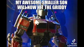 my awesome smaller son will now hit the griddy just for you