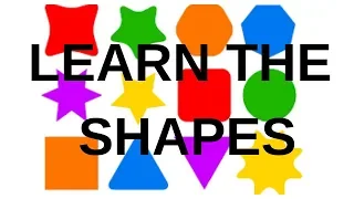 LEARN THE SHAPES FOR AUTISTIC CHILDREN, SOOTHING AUTISTIC KIDS VIDEOS, COLOURS FOR AUTISTIC KIDS