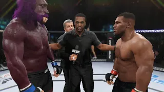 Mike Tyson vs. Purple Bigfoot - EA Sports UFC 2