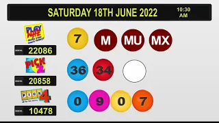 NLCB Online Draws Saturday 18th June 2022