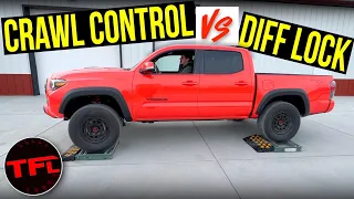 What Is Better: Toyota Crawl Control OR Differential Lock? TFLslip Test