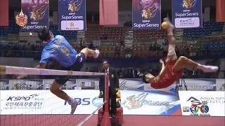 SEPAKTAKRAW ISTAF SuperSeries 2014/15 Men's Final [Thailand - Korea] SET1