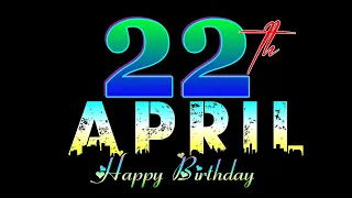 🌹22 April birthday status🎁| 22 April happy birthday status🎀| 22 April birthday wishes🪄