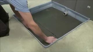 Installing a wetroom in a concrete floor - Wedi