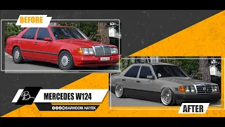 Mercedes W124 (modifications on photoshop)