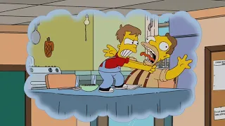 The simpsons homer strangling his father scene