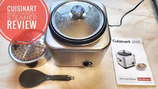 Cuisinart Rice Cooker/Steamer CRC-400 Series Review #Cuisinart #ricecookers #rice #ricerecipe