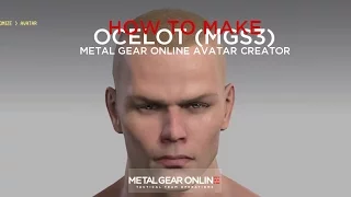 Metal Gear Online: Avatar Creation - MGS3 Ocelot