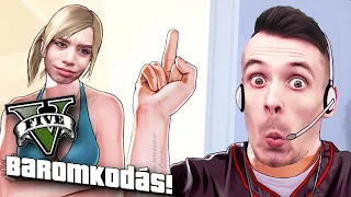 GTA V Baromkodás a BARÁTNŐMMEL #2 - CHAOS MOD