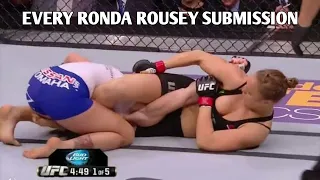 Ronda Rousey's All Submissions in the UFC #UFC