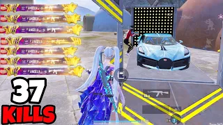 Player With MOST Expensive Cars And X-Suit Challenged Me in BGMI • (37 KILLS) • BGMI Gameplay