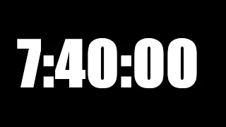 7 HOUR 40 MINUTE TIMER • 460 MINUTE COUNTDOWN TIMER ⏰ LOUD ALARM ⏰