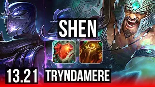 SHEN vs TRYNDA (TOP) | 5/0/7, 2.7M mastery | KR Master | 13.21