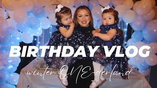 MY BABY GIRLS FIRST BIRTHDAY PARTY VLOG!