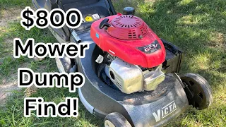 I Found An $800 Mower At The Dump!!! Can We Fix It?