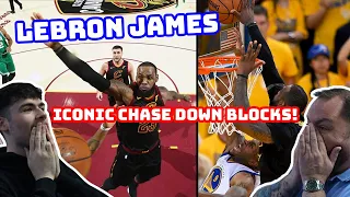 LeBron James ICONIC Chase-Down Blocks! British Father and Son Reacts!