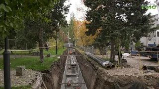 В районе перекрестка улиц Самарской, Полевой и Ново-Садовой начали переустройство коммуникаций