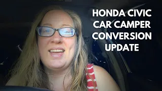 Honda Civic Car Camper Conversion | Prepping for Bed Platform Install