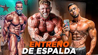 ENTRENO de ESPALDA con MAURO y JOSEMA