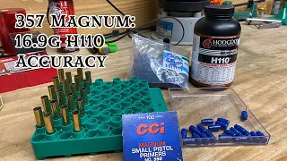 357 Magnum: 16.9g H110 Accuracy