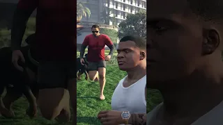 THEY TRIED TO KILL CHOP AND FRANKLIN in GTA 5 #shorts