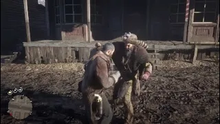 RDR2 - Epic Fist Fight - John vs Jon