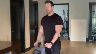 Backpack bicep curls