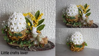 DIY Easter Crafts.. Easter composition. Easter decor idea. 🥚🌷 easter egg