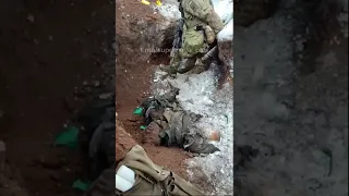 Many dead Russian soldiers