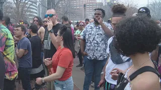 The World's Largest 420 Festival is happening in Denver's Civic Center Park.