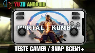 Mortal Kombat 1 - YUZU ANDROID | Teste game snap 8gen1+