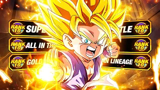 EZA WHERE?? LEVEL 10 LINKS 100% RAINBOW STAR PHY SSJ2 GT GOKU! (DBZ: Dokkan Battle)