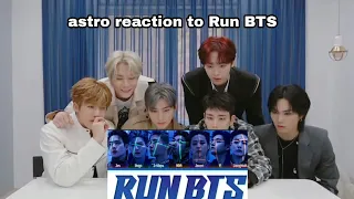 Astro Reaction to 'Run BTS' lyrics video (fanmade)