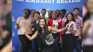 Nine Belizean youth ambassadors travel to US Youth Ambassadors program