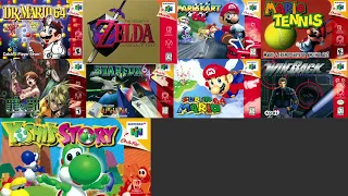 All N64 Games on Nintendo Switch Online Expansion Pack Gameplay