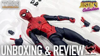 Spider-Man Upgraded Suit No Way Home S.H.Figuarts Unboxing & Review