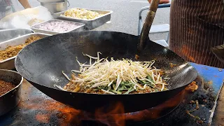 amazing skill! pad thai master - thai street food