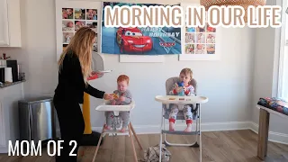 Realistic Morning in my life || Mom of 2 || Hannah Martin 2024